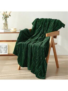 Flannel Fleece Blanket Soft Plush Throw Lightweight Warm Cozy All Season